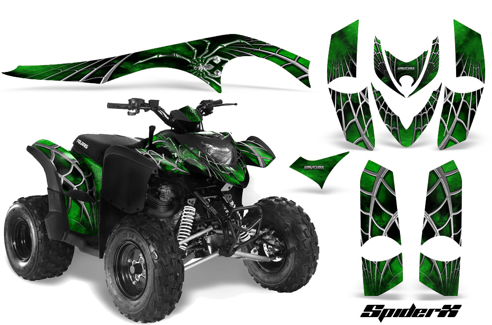 Polaris Pheonix Graphics Kit SpiderX Green